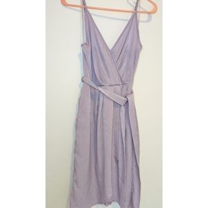 Blush Faux Wrap Dress